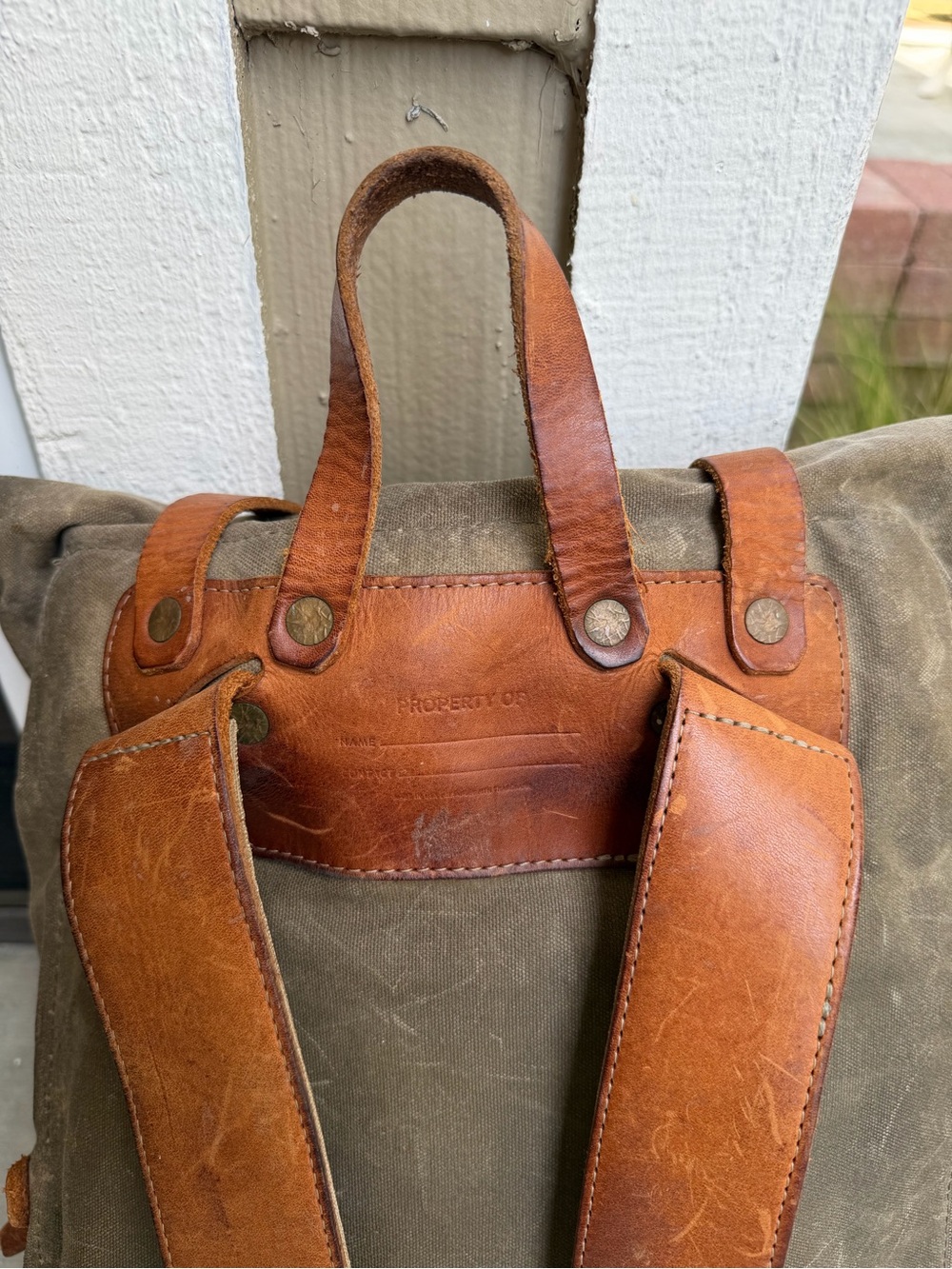 Bradley Mountain The Wilder Bag-Field Tan Incredible Waxed Canvas bag Backpack - Picture 11 of 16